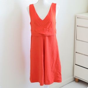 Anthropologie Orange Dress